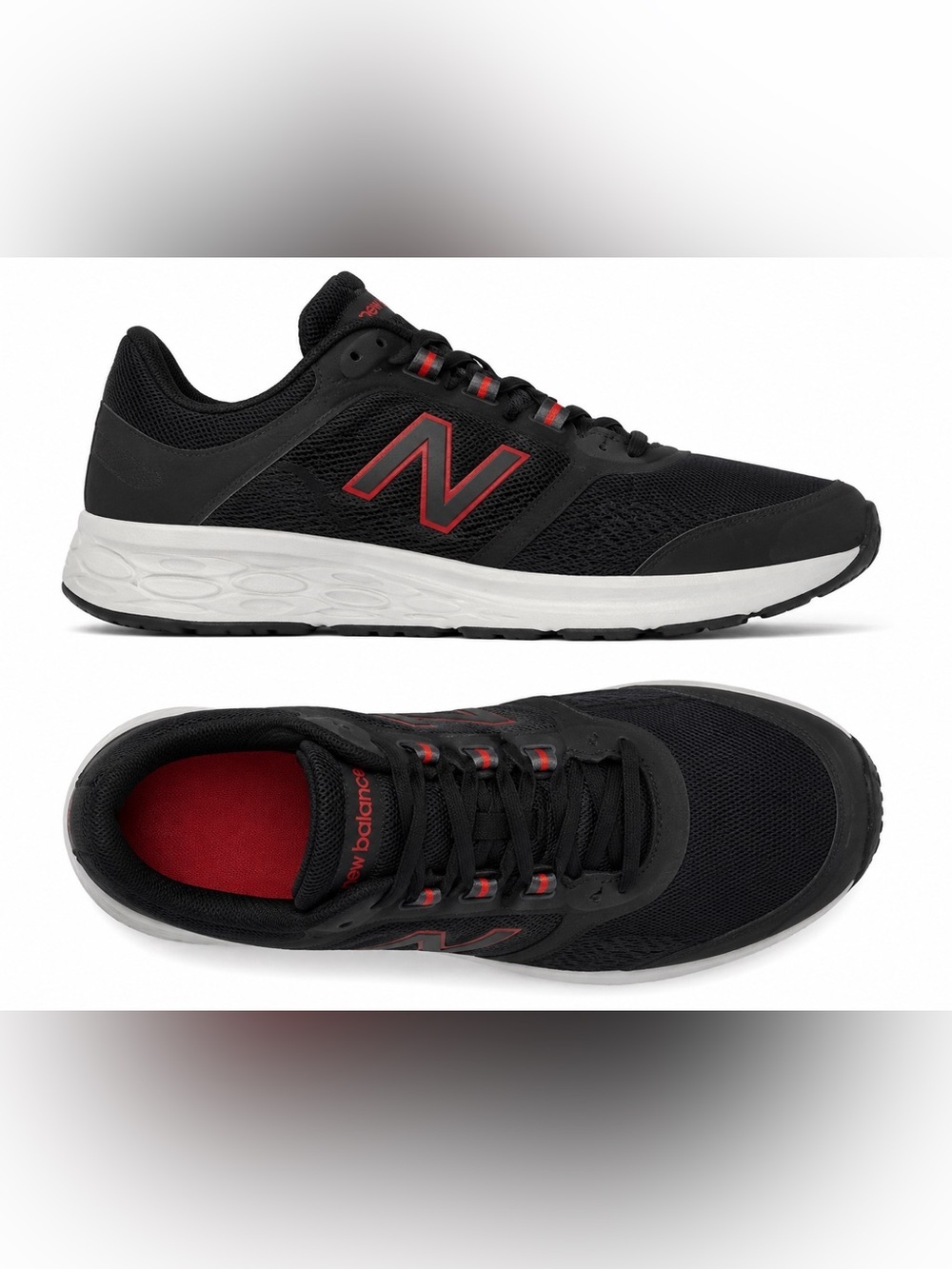 New Balance 1865v1 Walking Shoes Black Red Men’s Size 8 D